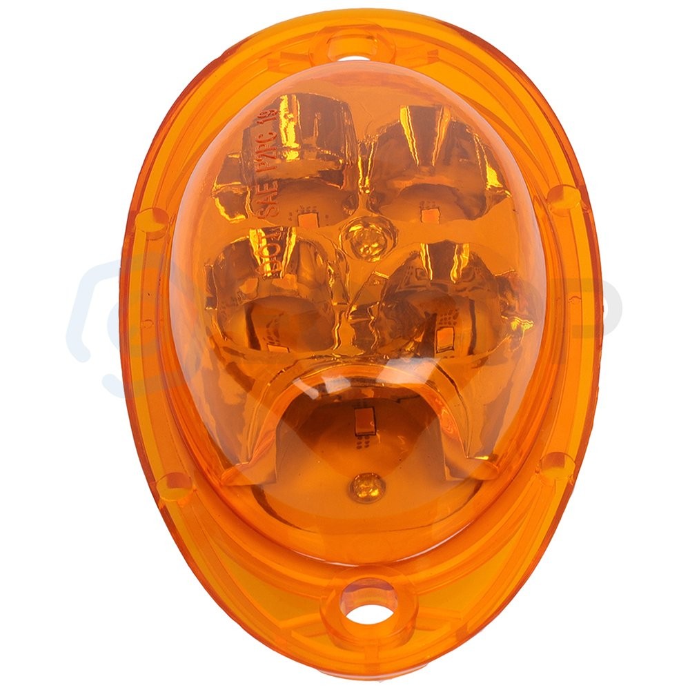 10pcs Amber LED Side Marker Lights Turn Signal 5 LED For Freightliner Cascadia 6B93BC-57