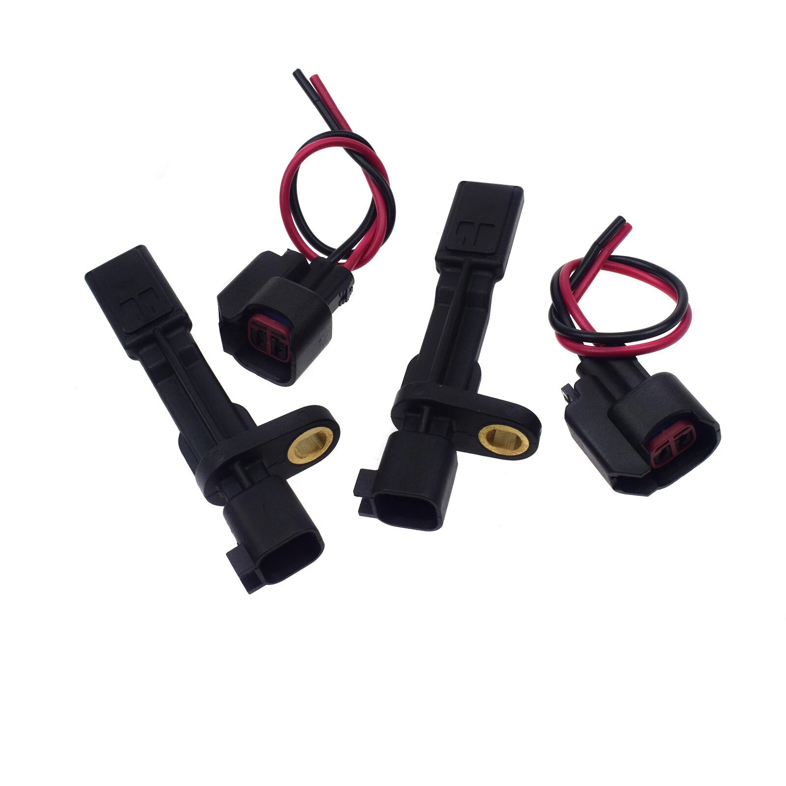 2 Rear ABS Sensor + Connector for Jeep Liberty Wrangler Dodge Nitro 52125003AB 6B93BC-57