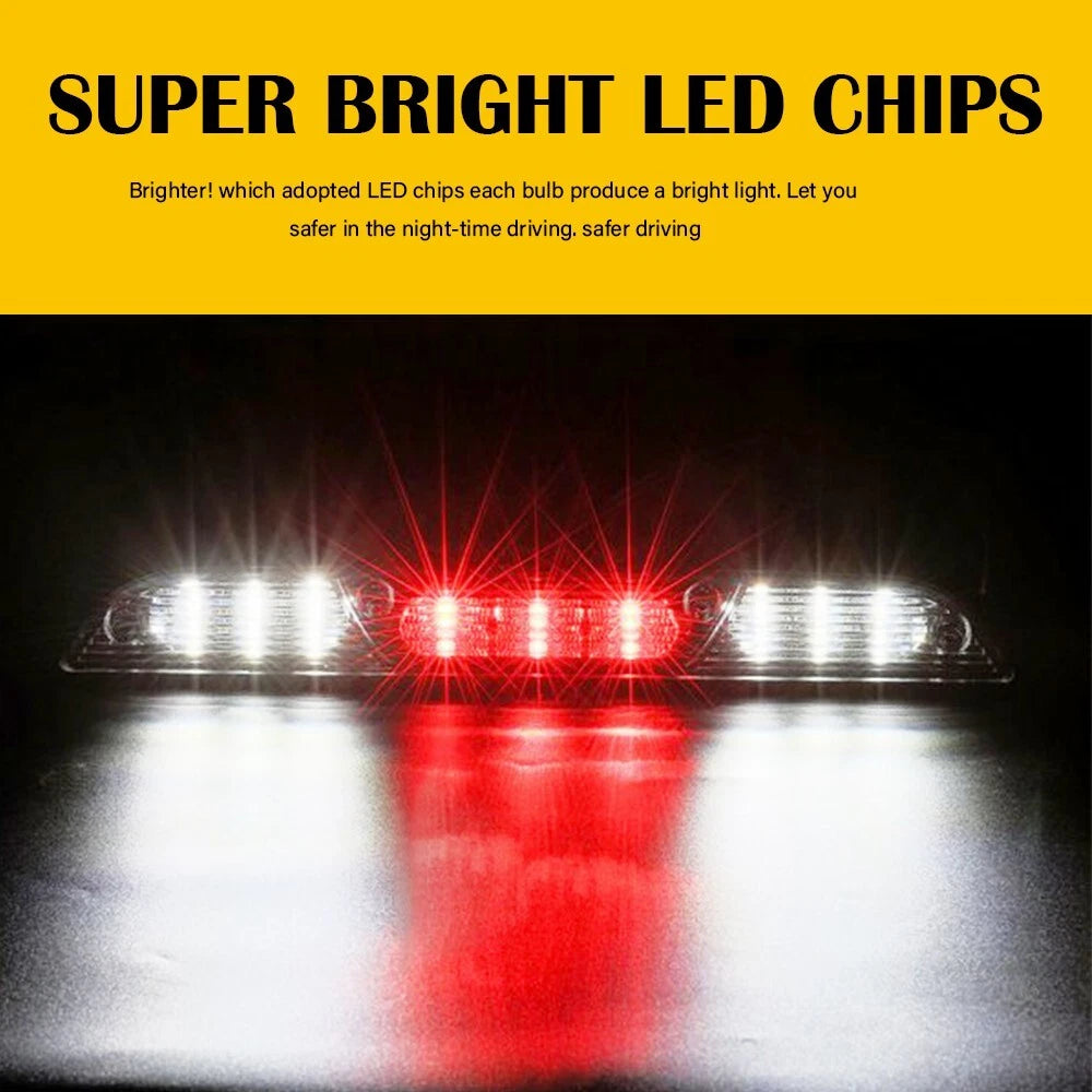 Fits 2019 2020 2021 Ford Ranger 3rd Third Brake Light Smoked LED Rear Cargo Lamp 6B93BC-57