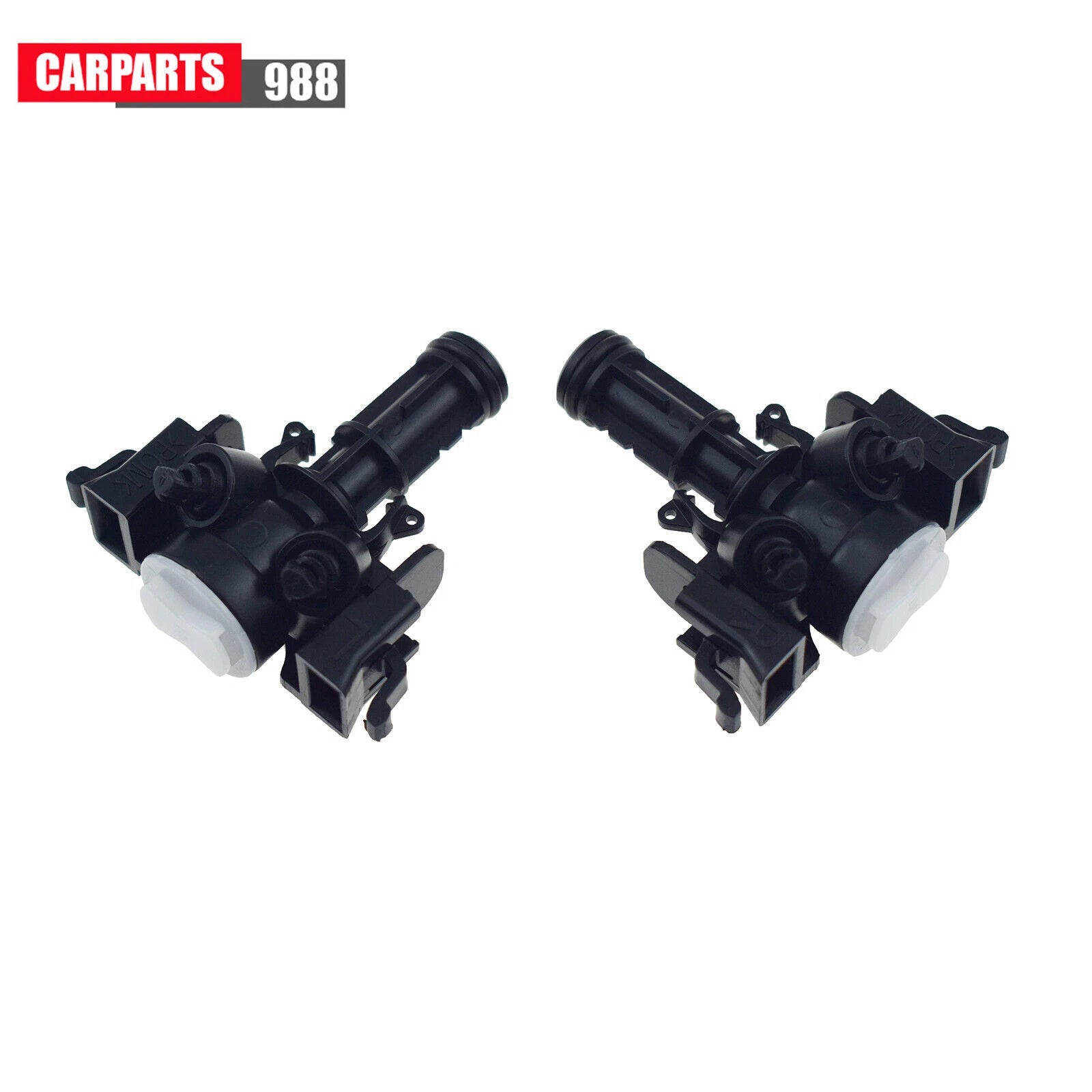 Pair Left Right Headlamp Cleaning Washer Nozzle For Hyundai Tucson 2015-2018 6B93BC-57