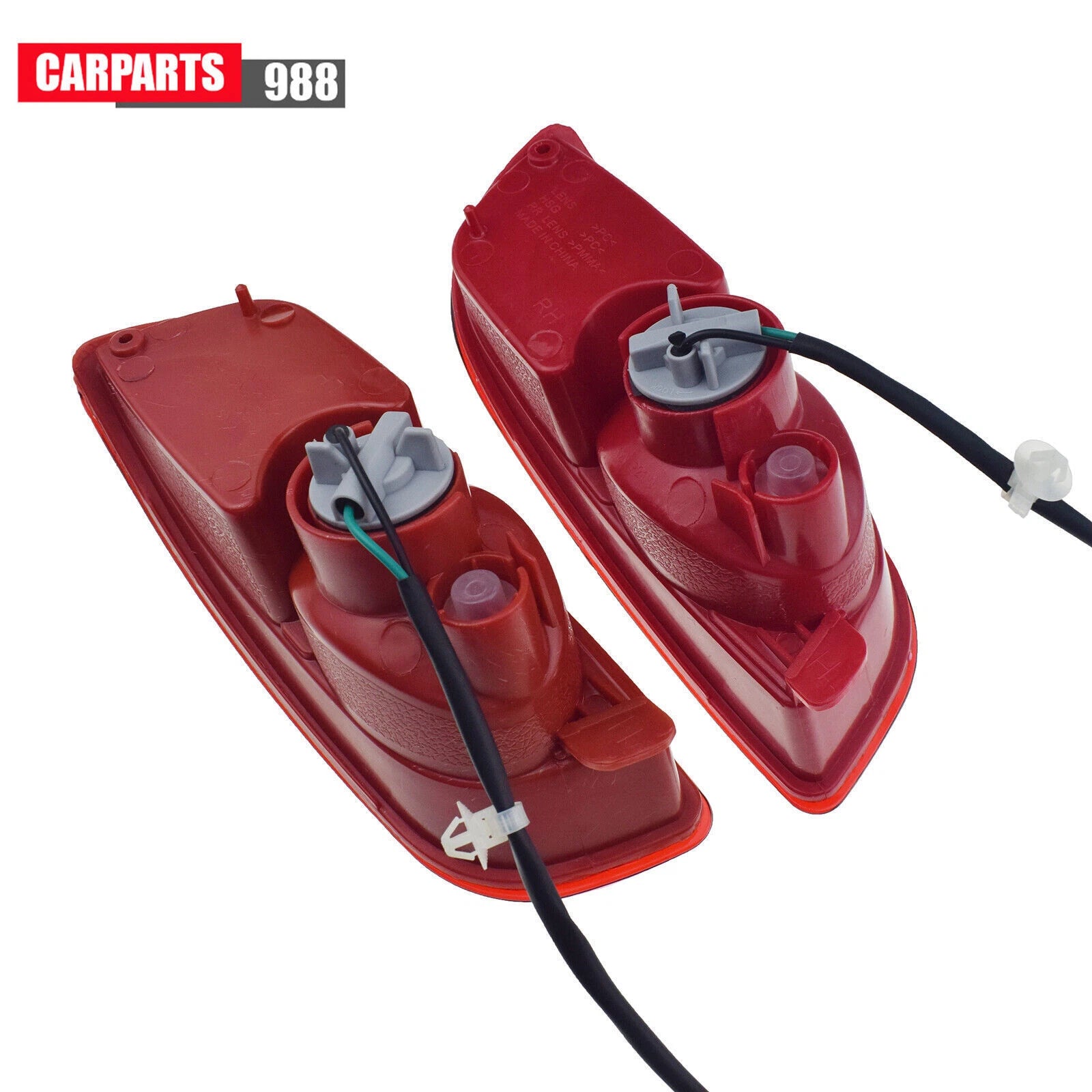 Pair Rear Bumper Reflector Lamp For 07-09 Hyundai Santa Fe 924082B010 924092B010 6B93BC-57