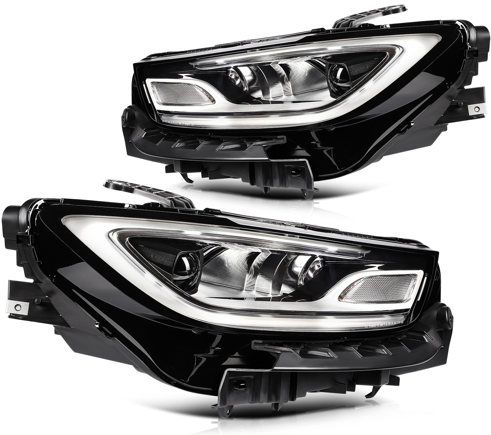 For 2024-2021 Chrysler Pacifica w/LED DRL Headlights Assembly Left+Right 6B93BC-57