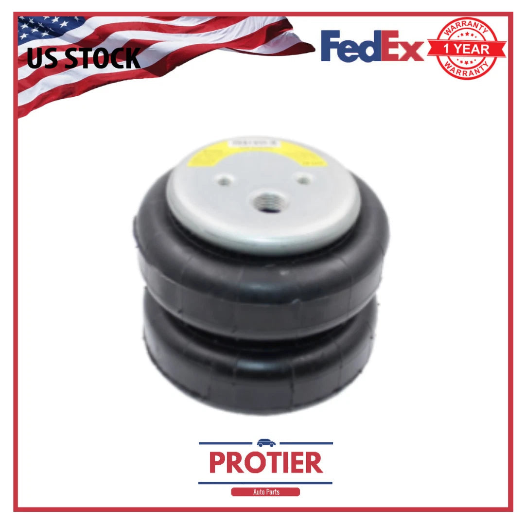 Air Suspension Spring Double Bellow Standard 2500 lb 1/2"npt Single Port Air 6B93BC-57