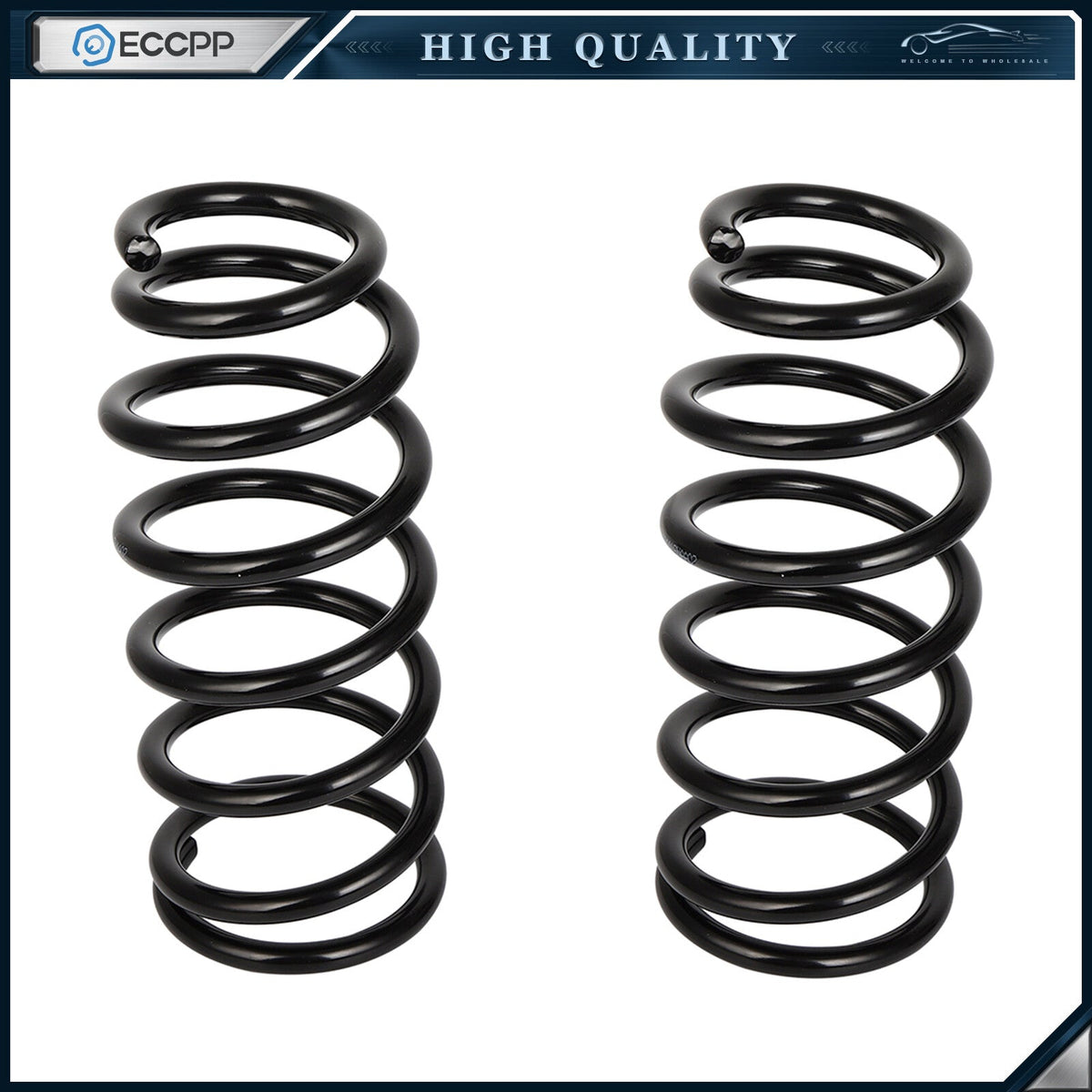 2Pcs Rear Coil Suspension Springs 2006-2011 for Honda Civic L4 1.8L Sedan Coupe 6B93BC-57