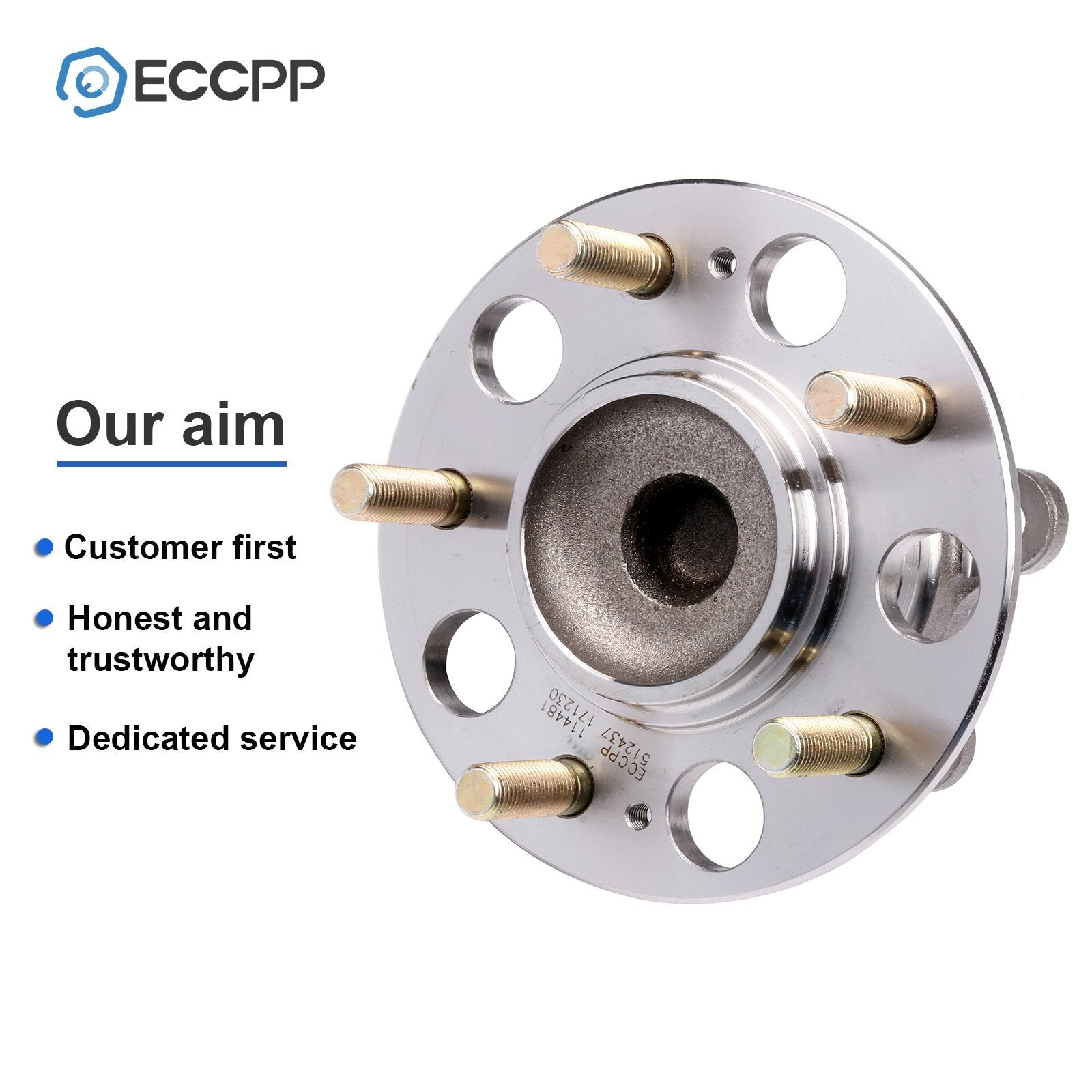 1Pc Wheel Hub Bearing Rear FWD For Hyundai Sonata Tucson Kia Optima Sportage 6B93BC-57