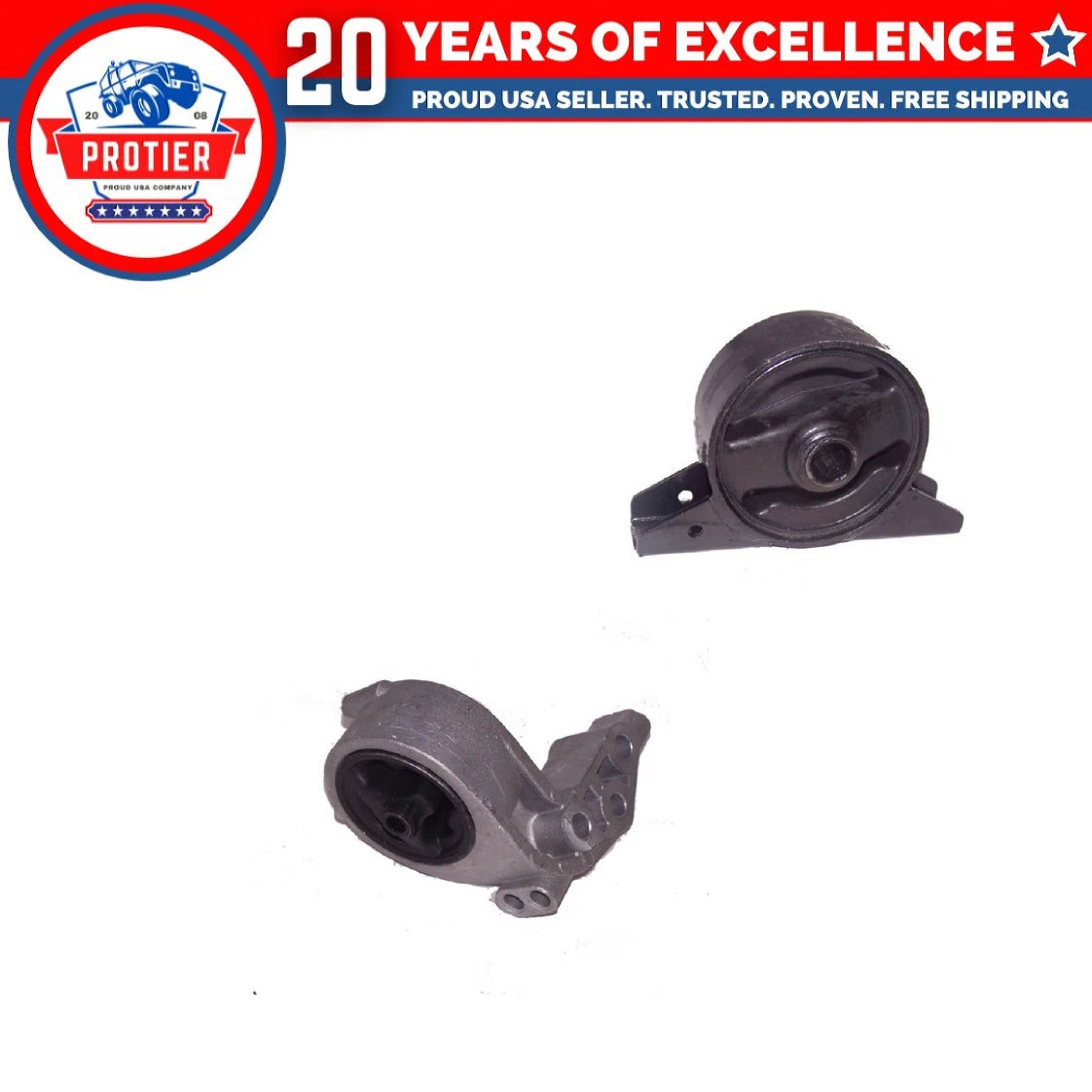Front Engine Motor Mount Set for 2001 - 2005 Chrysler Sebring 3.0L 2PCS 6B93BC-57