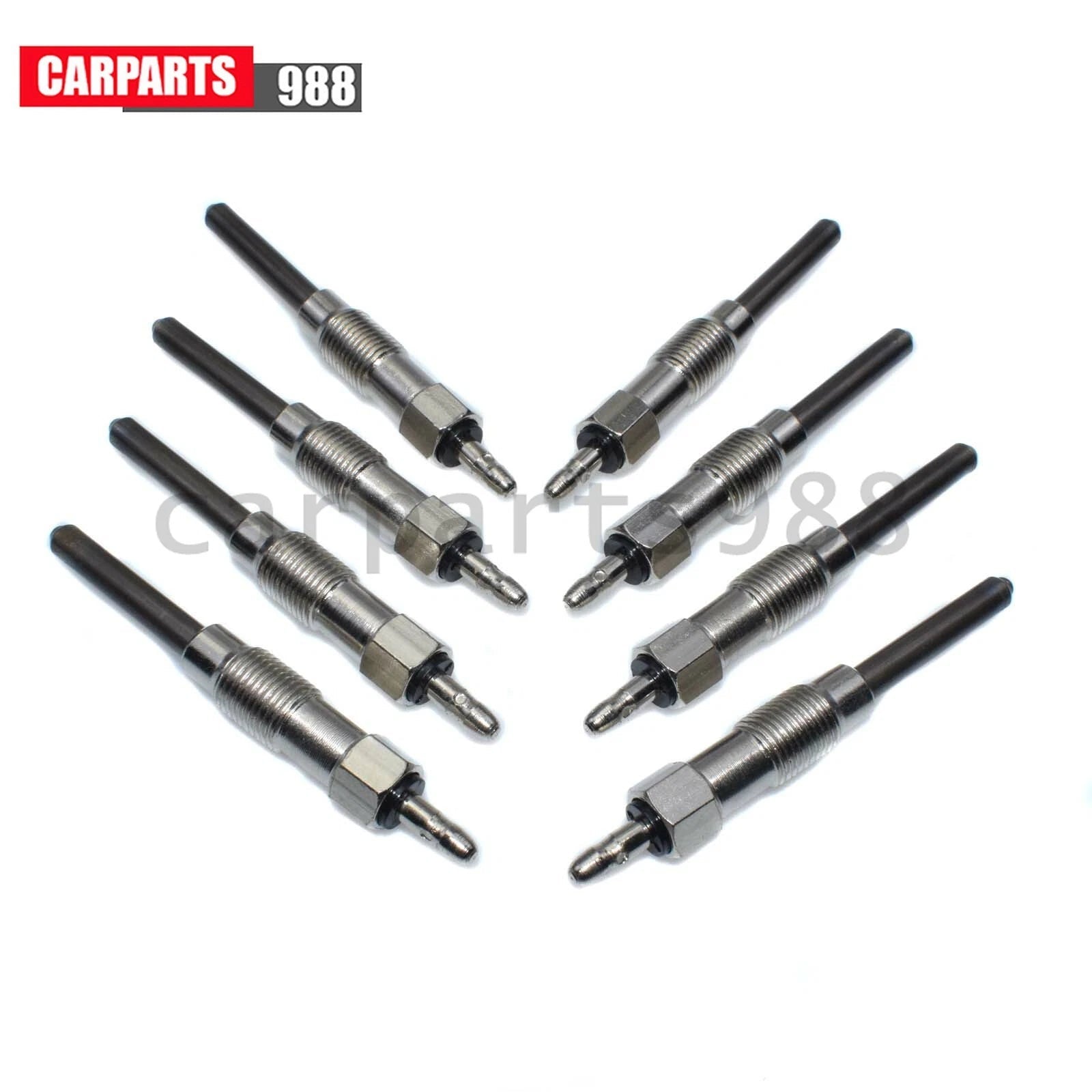 Set 8Pcs 24V Glow Plugs for Humvee Military Hummer 6.2L 6.5L 12338771,5614017 6B93BC-57