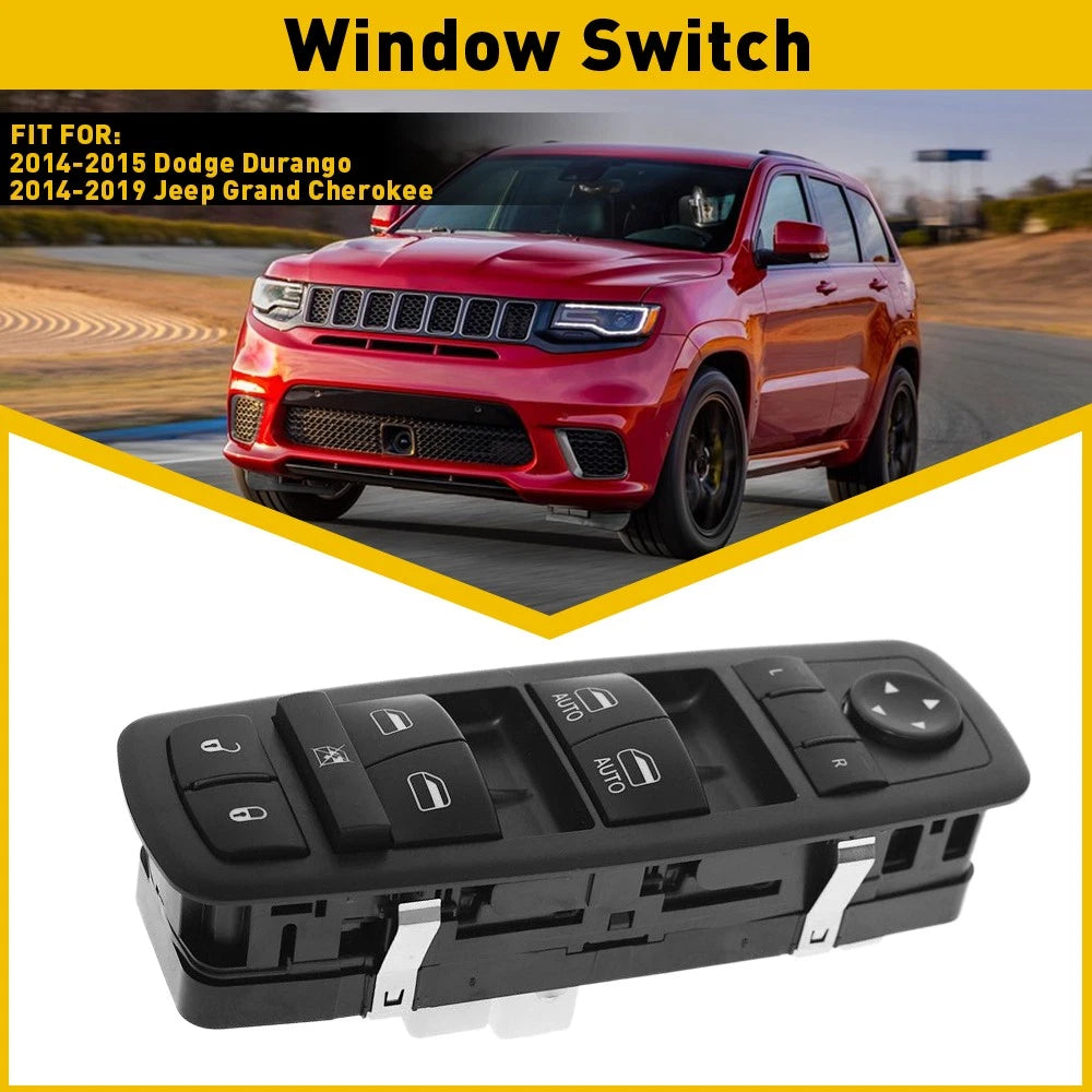 Driver Passenger Power Window Master Switch For 2014-2019 Jeep Grand Cherokee EA 6B93BC-57