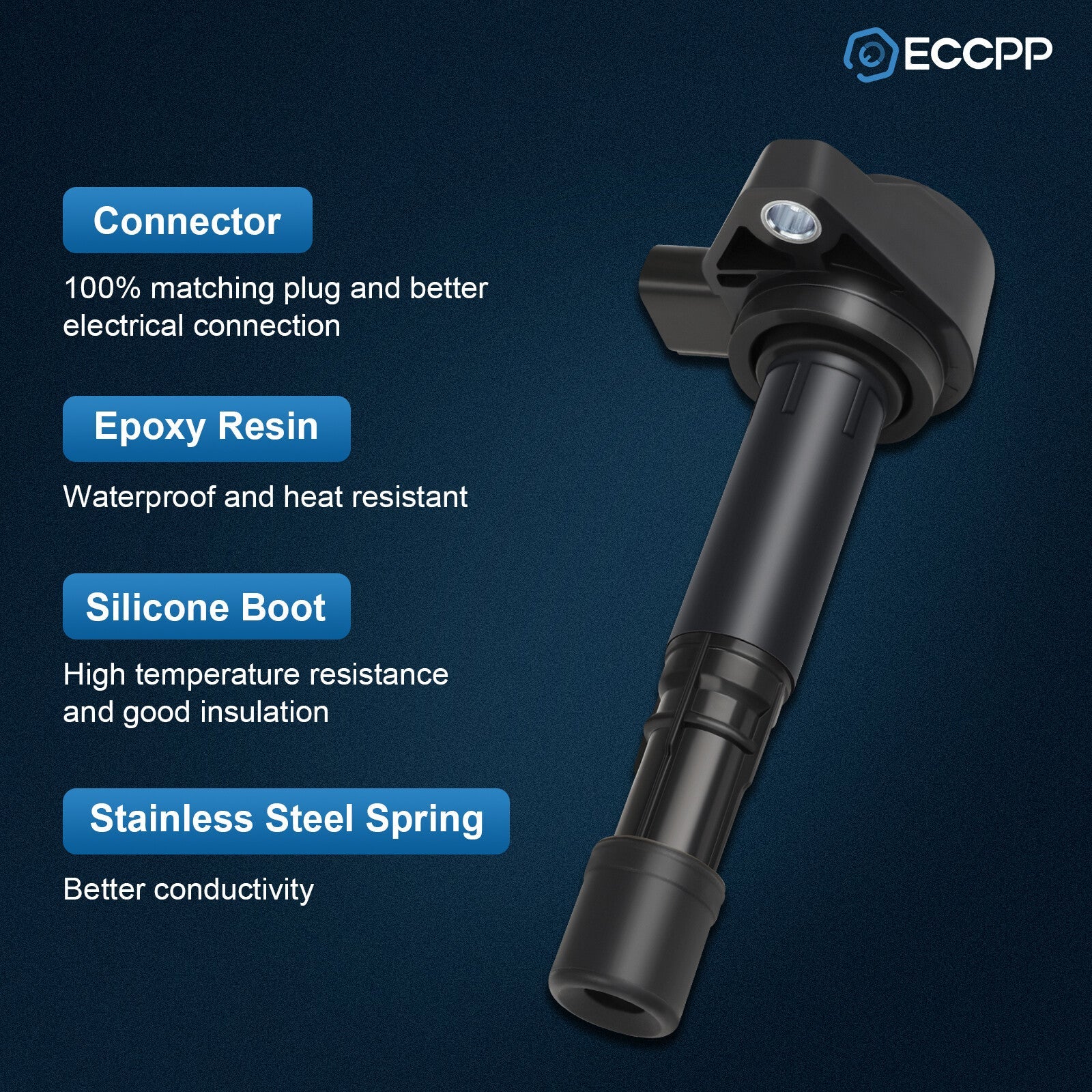 ECCPP 6 Ignition Coils For 2001-2006 Acura MDX 2004-2007 Saturn Vue 3.5L V6 ECCPP