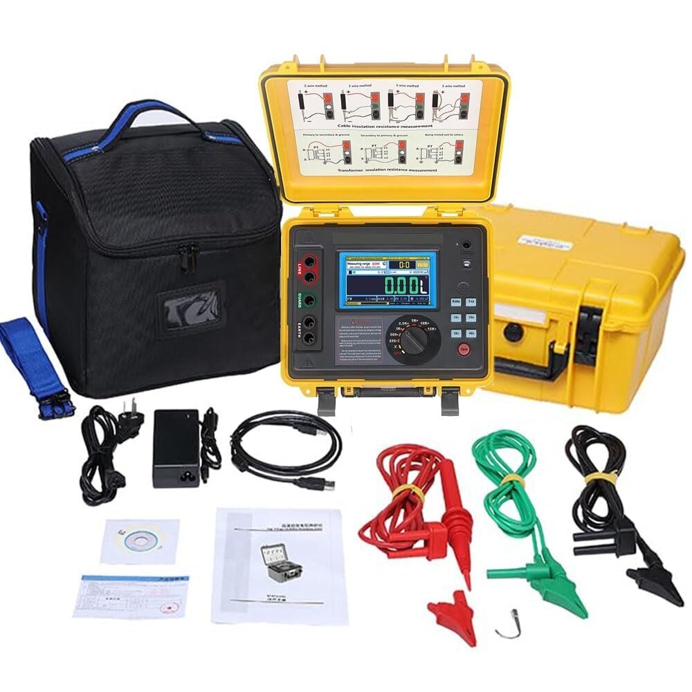 5KV HV Insulation Tester High Voltage Insulation Tester with Range 0.5MΩ～10TΩ 6B93BC-57