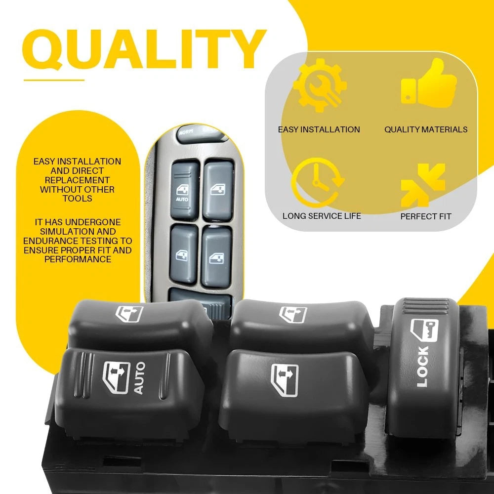 Master Power Window Switch for Chevrolet Blazer GMC Sonoma 1995-2005 Driver EOA 6B93BC-57