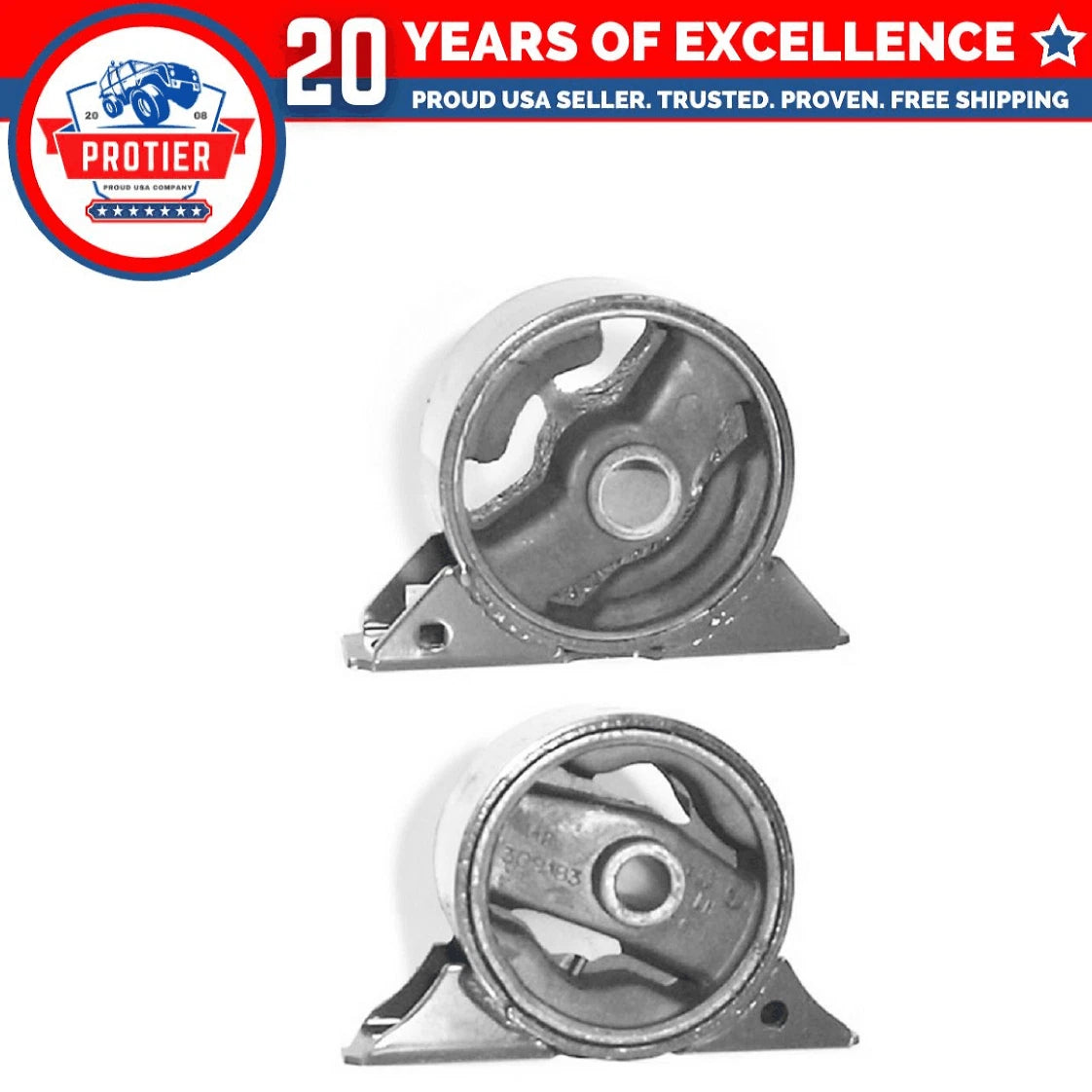 Engine Motor Mount 2PCS Set Fit 1997-2002 Mitsubishi Mirage 1.5/1.8L Auto Trans 6B93BC-57