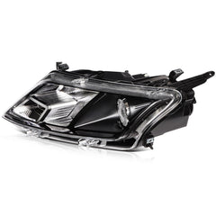 Headlight Assembly Driver Left Side For 2012-2010 Ford Fusion Black Housing 6B93BC-57
