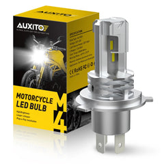 AUXITO H4 9003 LED Motorcycle Headlight Bulb High Low Beam 6500K Power M4 EOA AUXITO
