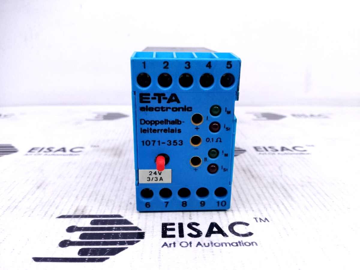 1PC E-T-A ELCTONIC DOPPELHALB-LEITERRELAIS 1071-353 90 DAYS WARRANTY 6B93BC-57