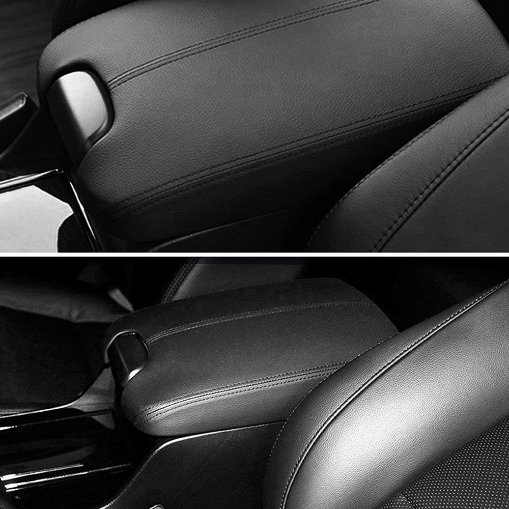 Door Armrest Hand Leather Arm Rest Cover & Base Lid For Honda Accord 2008-12 EOA 6B93BC-57