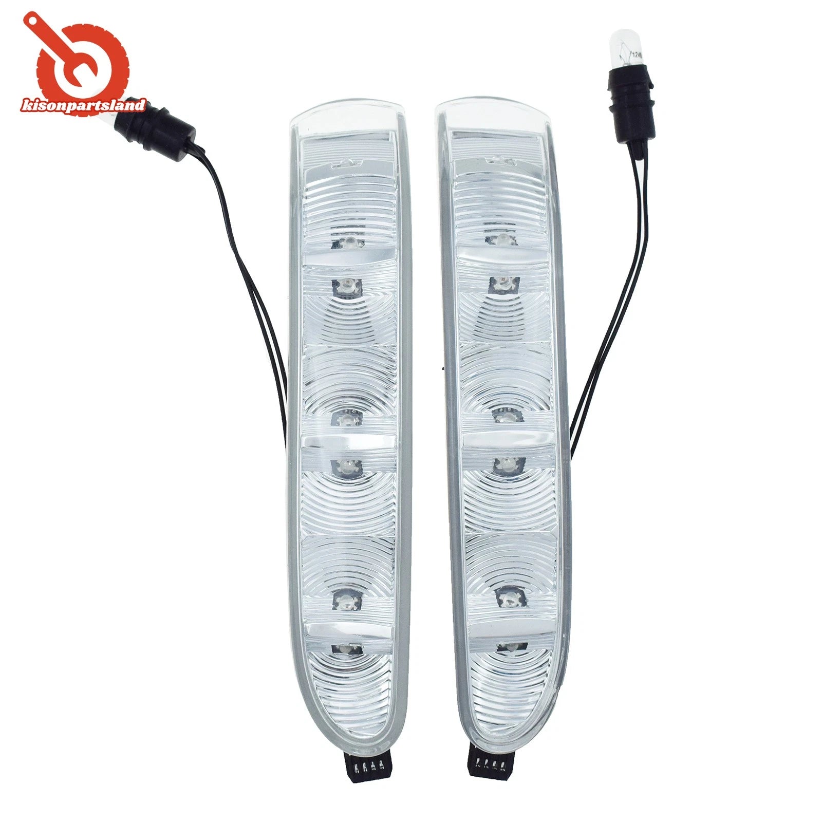 Pair Door Side Mirror Turn Signal Light For Mercedes CL S-Class W220 W215 03-05 6B93BC-57