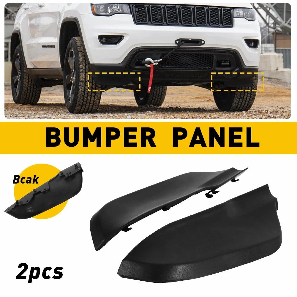 2X Bumper Filler Panel For 2014-2020 Jeep Grand Cherokee 68143097AC 68143096AC A 6B93BC-57