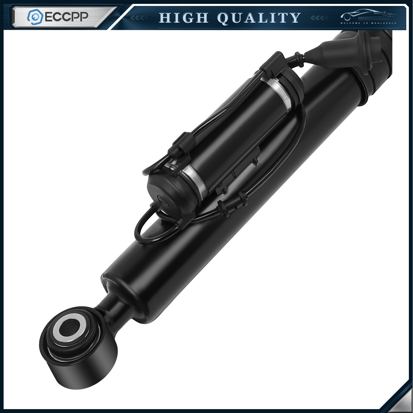 5PCS Front Rear Suspension Shock Air Compressor For Benz 4Matic W220 S430 S500 6B93BC-57