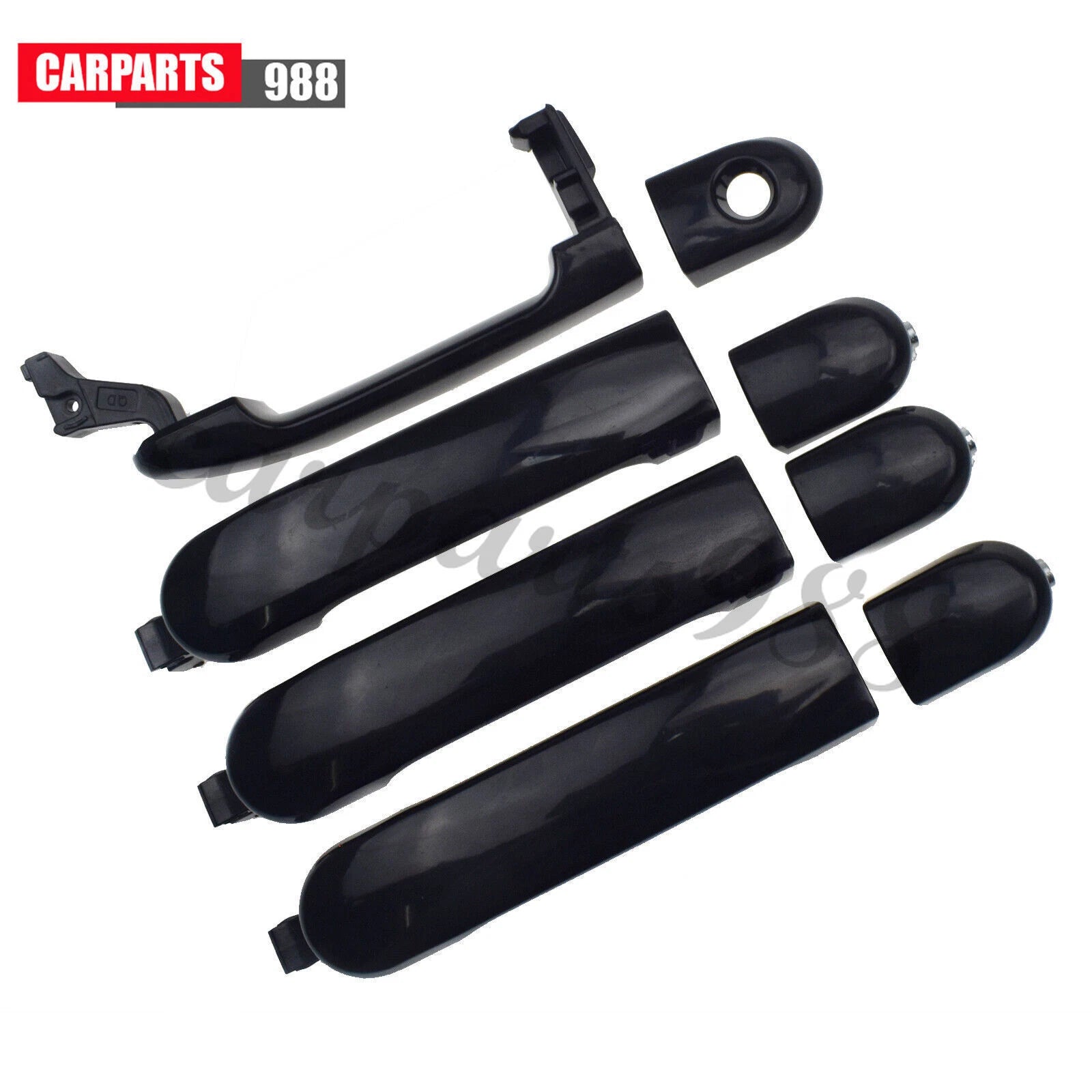 Outer Door Handle Front Rear LH RH for 07-12 Nissan Versa 82641EL12A 82640EL12A 6B93BC-57