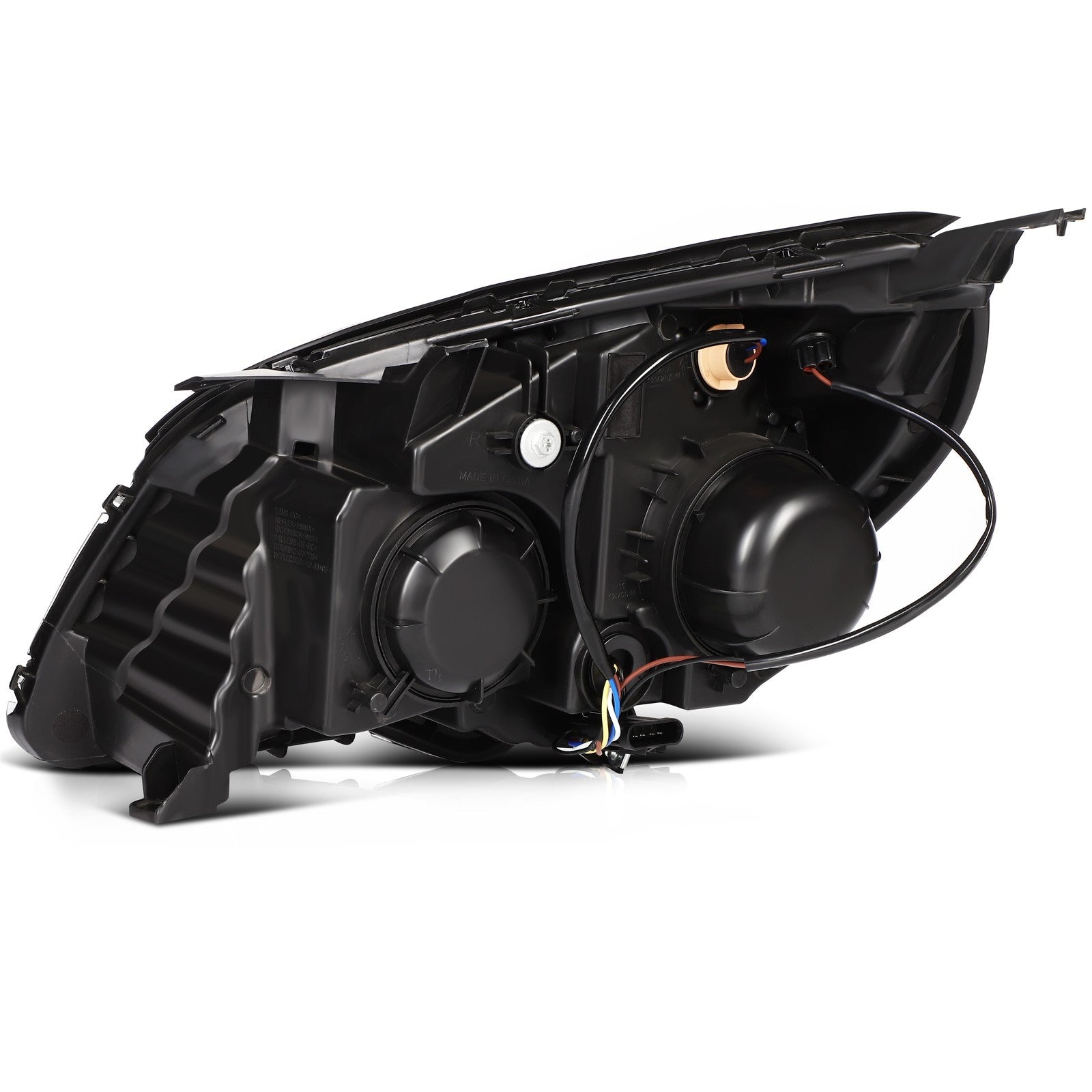 ECCPP Headlights Assembly For Chevrolet Equinox 2010-2015 Pair Kit Black Amber 6B93BC-57