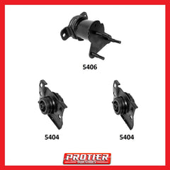 Motor & Trans. Mount Set 3PCS for 04-13 Nissan Armada/ Infiniti QX56 5.6L RWD 6B93BC-57