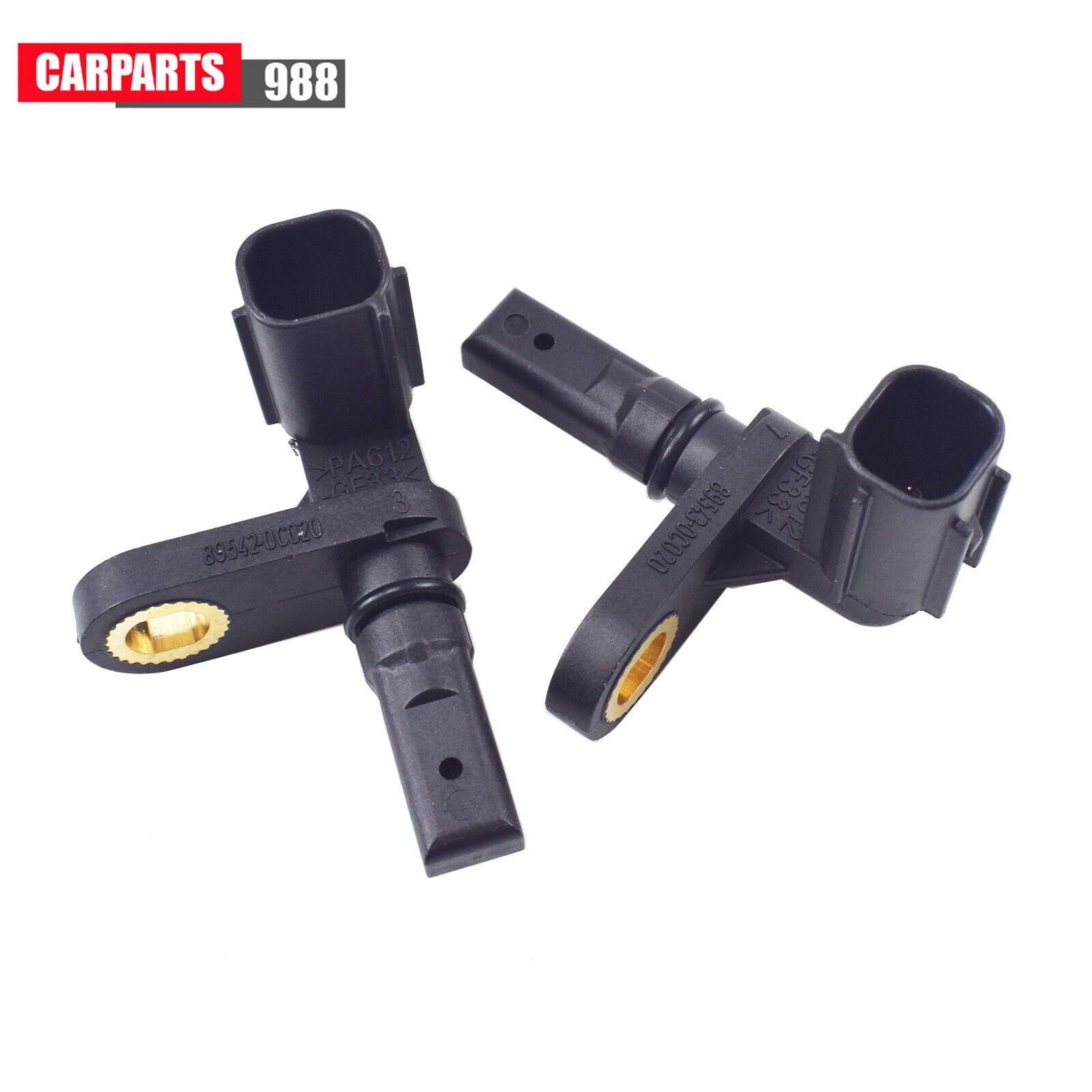 Pair Left Right ABS Wheel Speed Sensor For Toyota Tundra 89542-0C020 89543-0C020 6B93BC-57