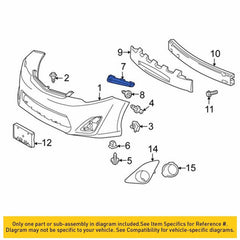 Pair For Toyota Camry 2012-2014 Front LH & RH Bumper Support Retainer Bracket EA 6B93BC-57