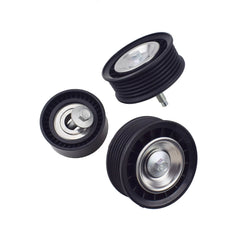 Lower Upper Belt Idler Pulley Set 3PCS LR028879 for Range Rover Evoque LR028878 6B93BC-57