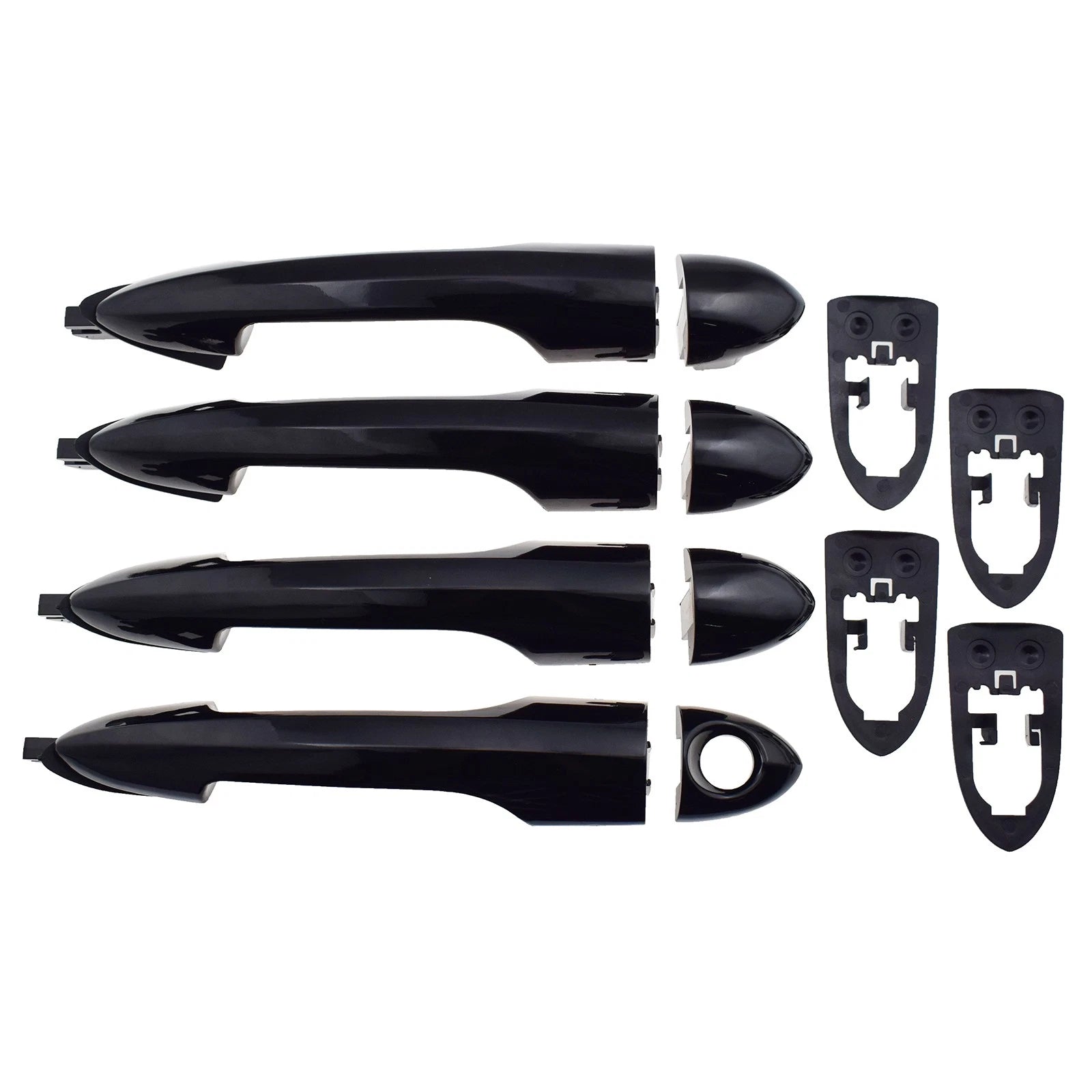 Set of 4 Sides Door Handles For Alfa Romeo Giulietta Mito Lancia Y 2012-onwards 6B93BC-57