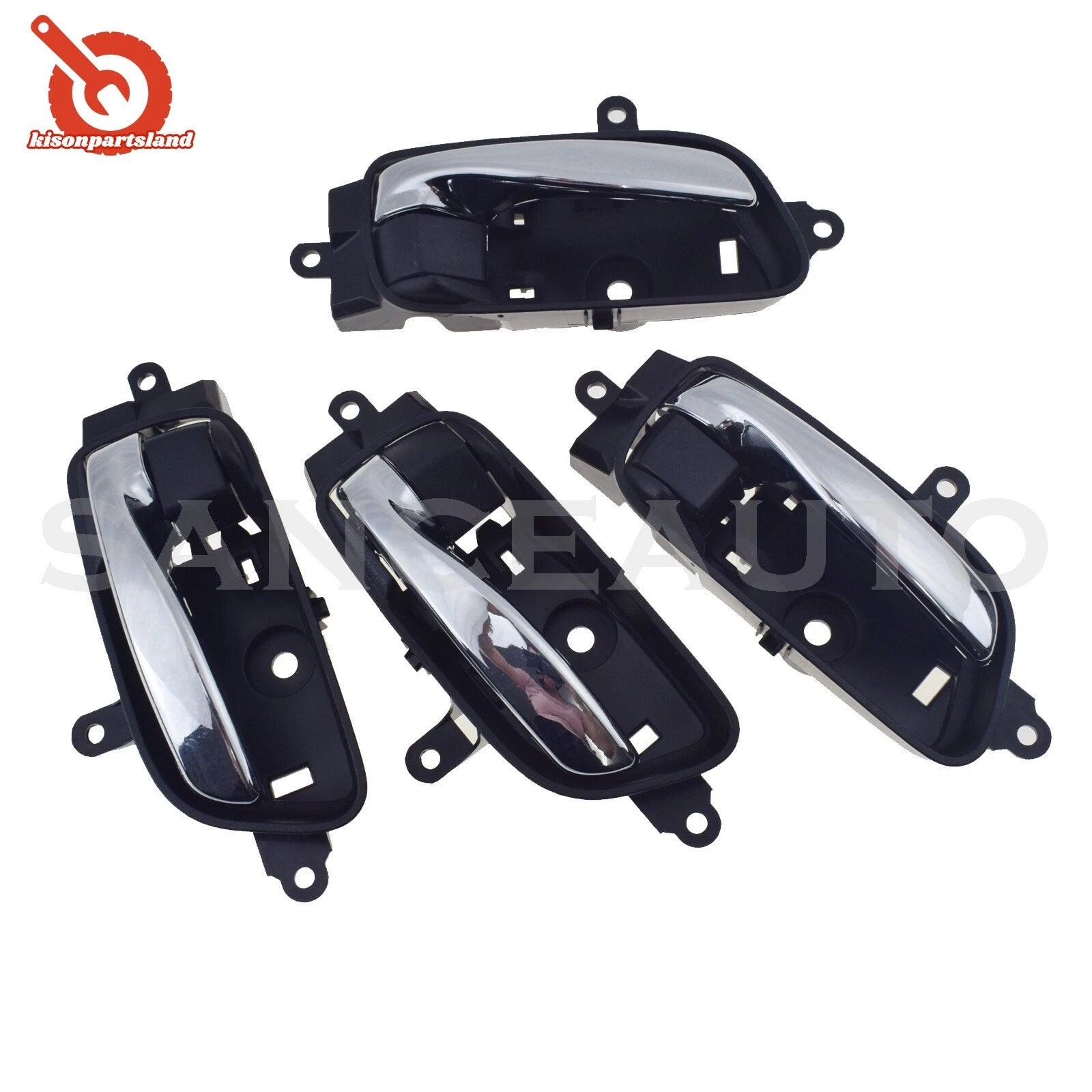 4PCS Left Right Inside Door Handles for Nissan Altima Pathfinder Titan 2013-2017 6B93BC-57