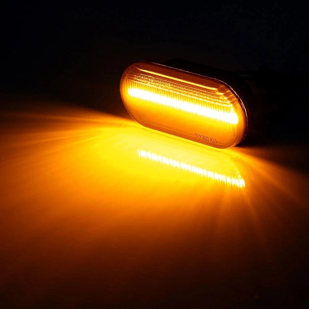 For 1999-2003 Volkswagen USA Sequential Beetle LED Side Marker Light Signal 2pcs 6B93BC-57