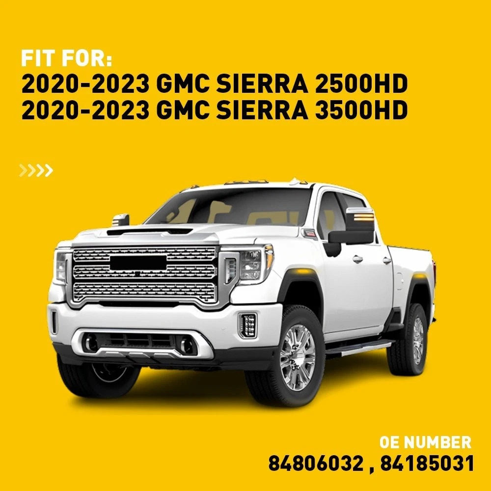 4X For 20-24 GMC Sierra 2500 3500 HD LED Front Rear Side Marker Light Smoked EOA 6B93BC-57