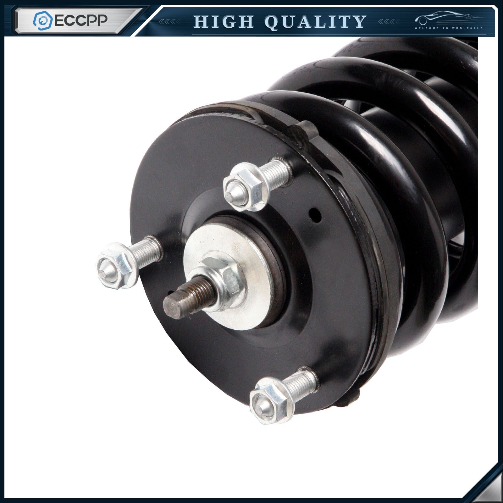 2 Front Complete Struts Coil Springs + 2 Rear Shocks For 2001-07 Toyota Sequoia 6B93BC-57