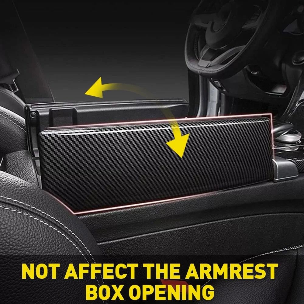 For Mercedes Benz E W213 16-23 Carbon Fiber Interior Armrest Box Storage Cover A 6B93BC-57