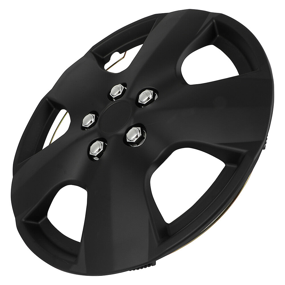 ECCPP 4X 15" Universal Hub Caps Wheel Cover Kit Snap On For R15 Tire 5 Lug Wheel 6B93BC-57