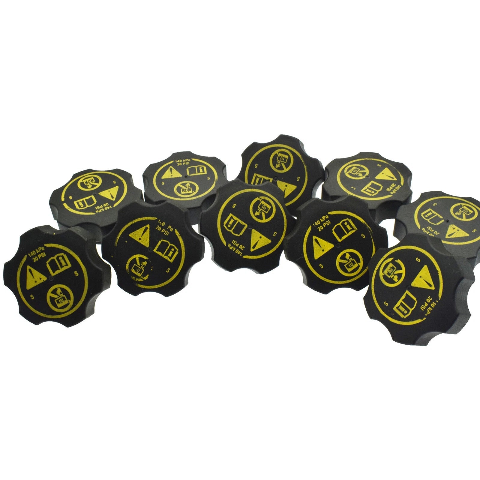 10 Pcs Radiator Coolant Recovery Reservoir Tank Cap for 2007-2020 GM 13502353 6B93BC-57
