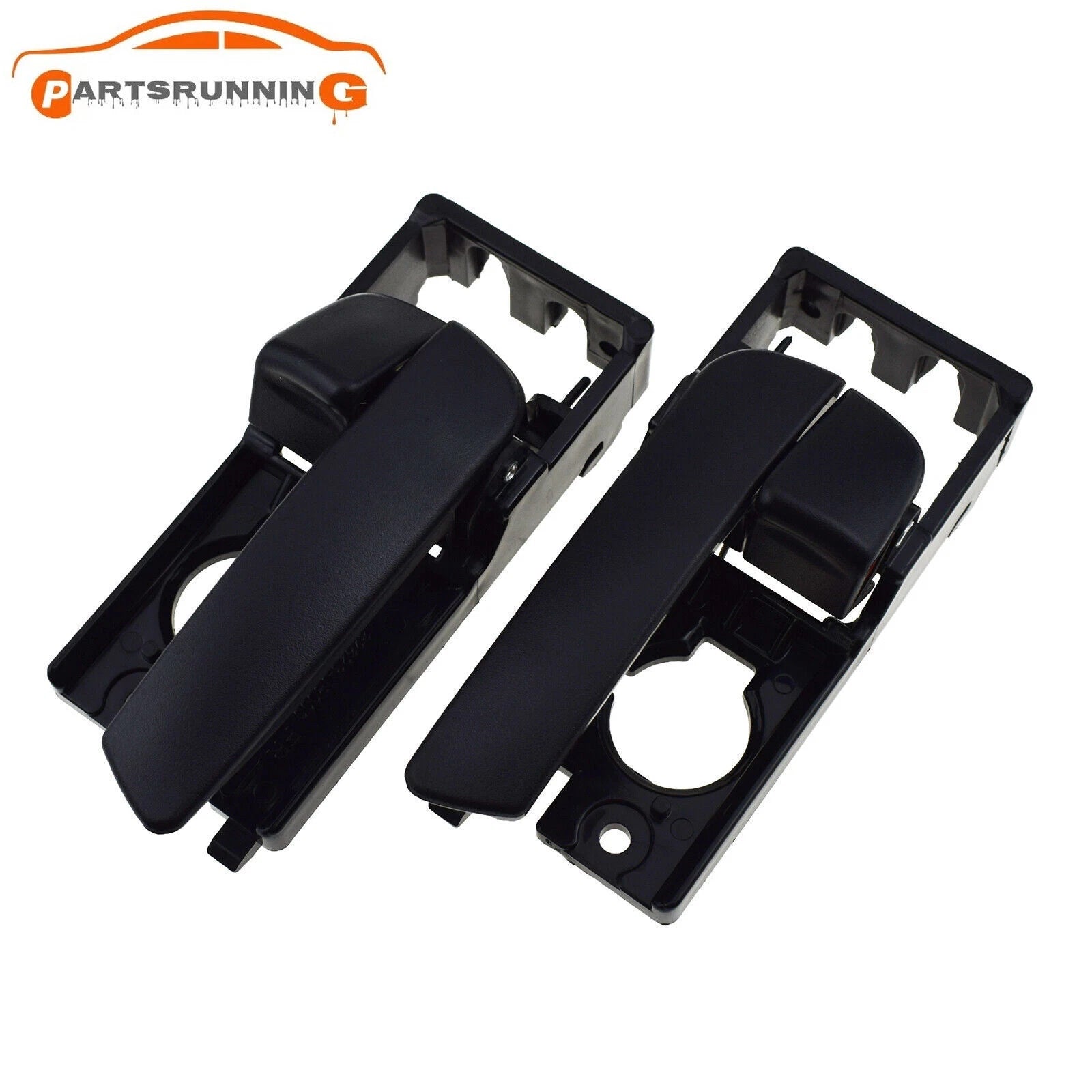 2PCS Inside Inner Left & Right Side Black Door Handle For 2006-2011 Kia Rio Rio5 6B93BC-57
