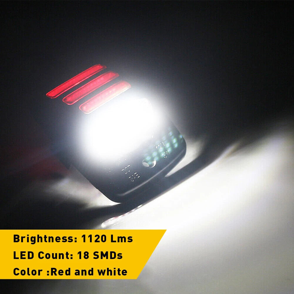 RED TUBE OLED License Light Rear Plate Bumper Lamps For Toyota tacoma 2005-2015 6B93BC-57