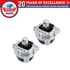 Front L & R Motor Mount Compatible for 12-16 BMW 528i 2.0L RWD/ 2011 528i 3.0L 6B93BC-57