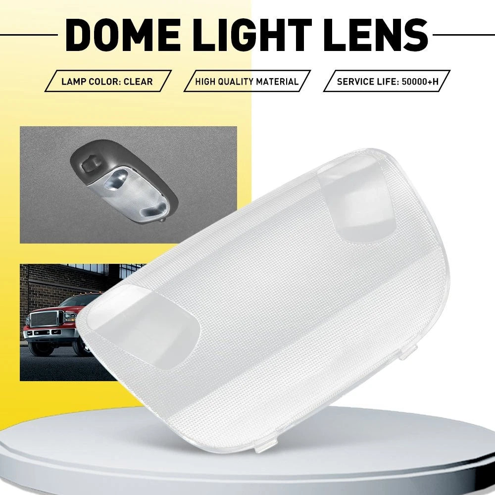 For 1994-2004 Ford F-150 F-250 Clear Lens Interior Overhead Dome Light Cover EOA 6B93BC-57