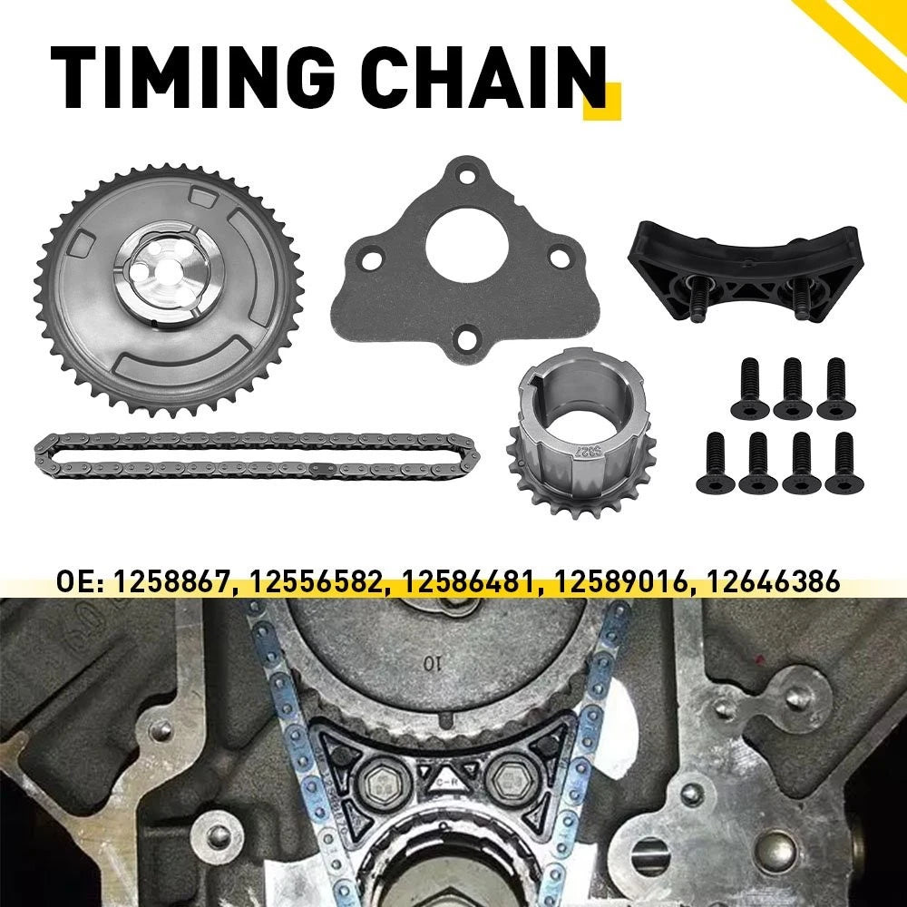 LS Timing Chain Set Fits GM 4.8 5.3 5.7 6.0 LS1 LS2 LS3 LS6 L99 LS4 LS9 LSA EOA 6B93BC-57