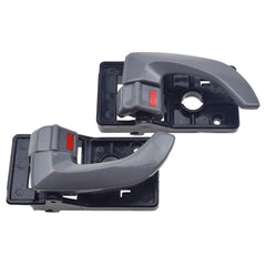 2Pcs Gray Interior Door Handle Left Right For 2005-09 Hyundai Tucson 826202E000 6B93BC-57