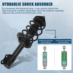 Fits Hyundai Tucson 2010-2013 Front Complete Shocks / Struts Coil Spring & Mount 6B93BC-57