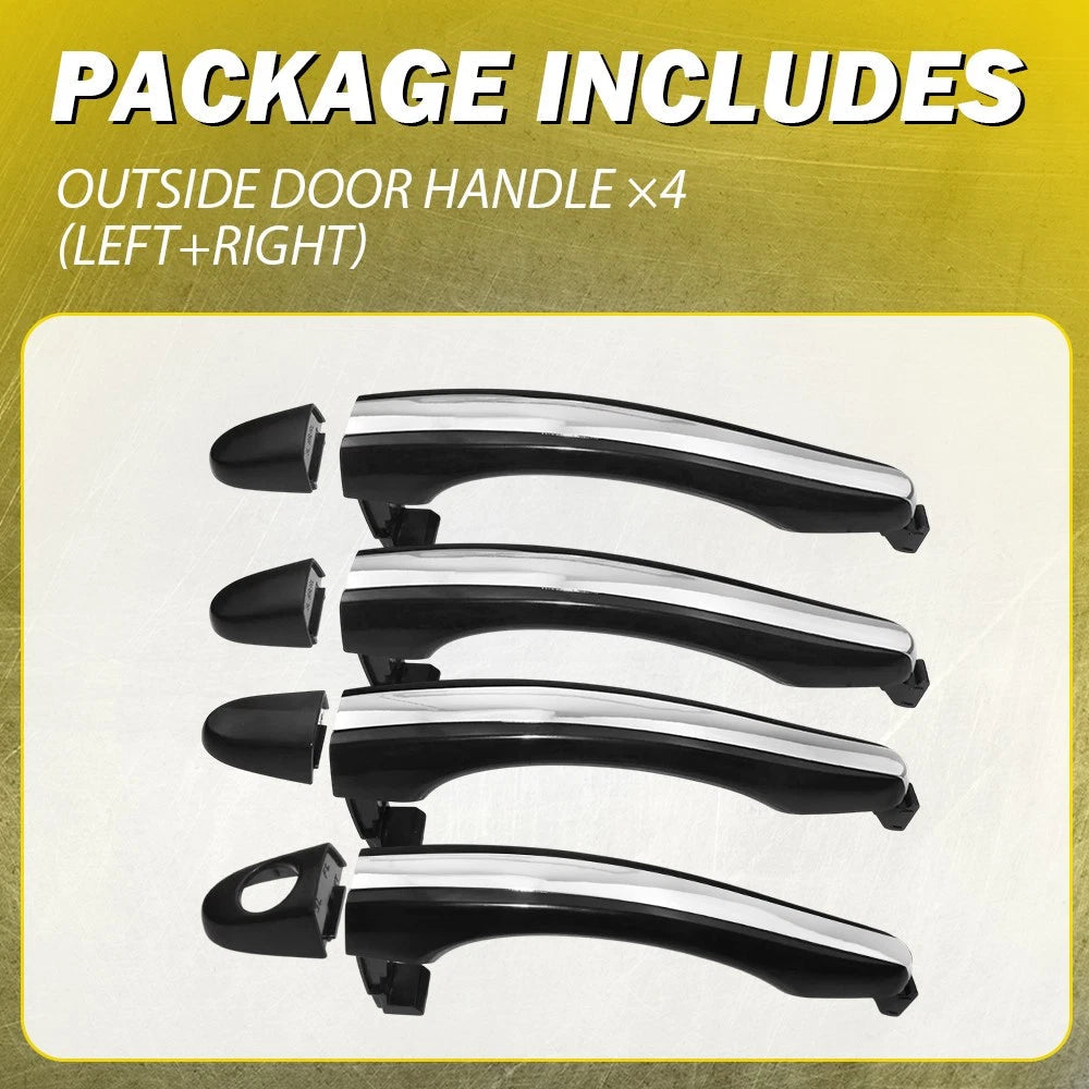 4pcs For 2006-2011 Hyundai Azera Front Rear LH+RH Primed Outside Door Handle EOA 6B93BC-57
