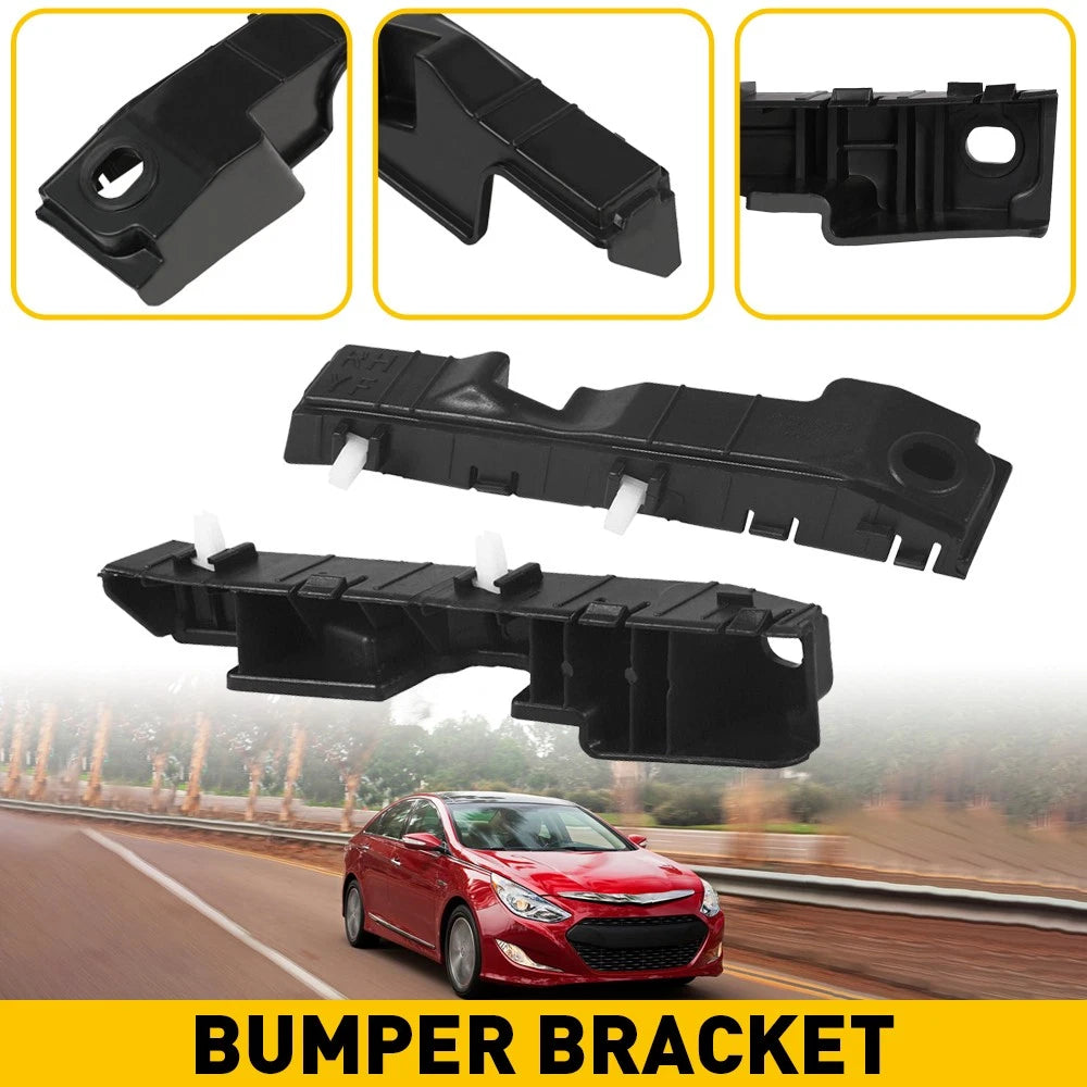 Front Driver & Passenger Side Bumper Fender Bracket For 2011-2015 Hyundai Sonata 6B93BC-57