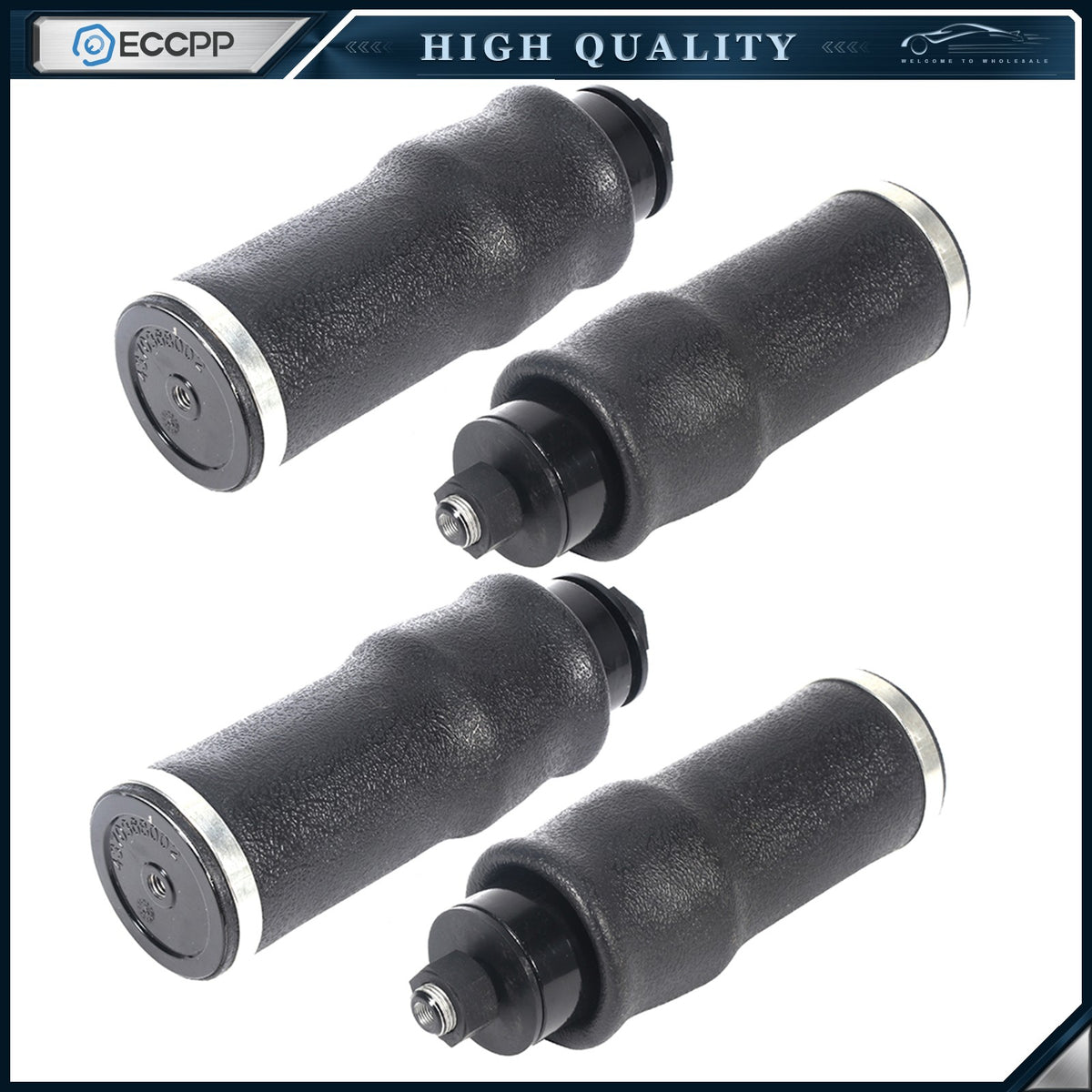 4X Air Suspension Air Spring Bag W02-358-7036 For ContiTech 1S5-186 PeterBilt