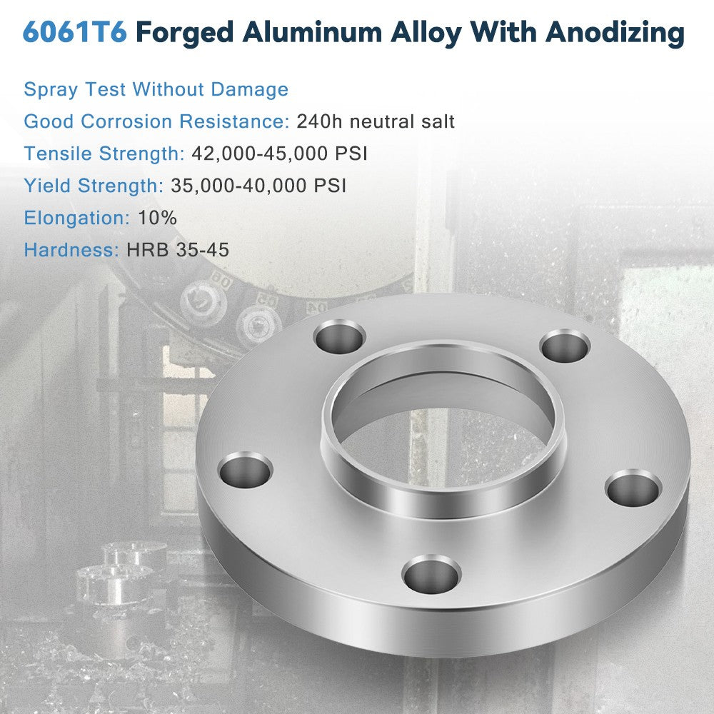 4Pcs (15mm & 20mm) Hub Centric Wheel Spacers 5x120 W/ 12x1.5 Cone Seat For BMW 6B93BC-57