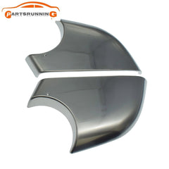 2PCS Chrome Left Right Lower Outer Cover Cap Mirror For 2017-2022 Tesla Model 3 6B93BC-57