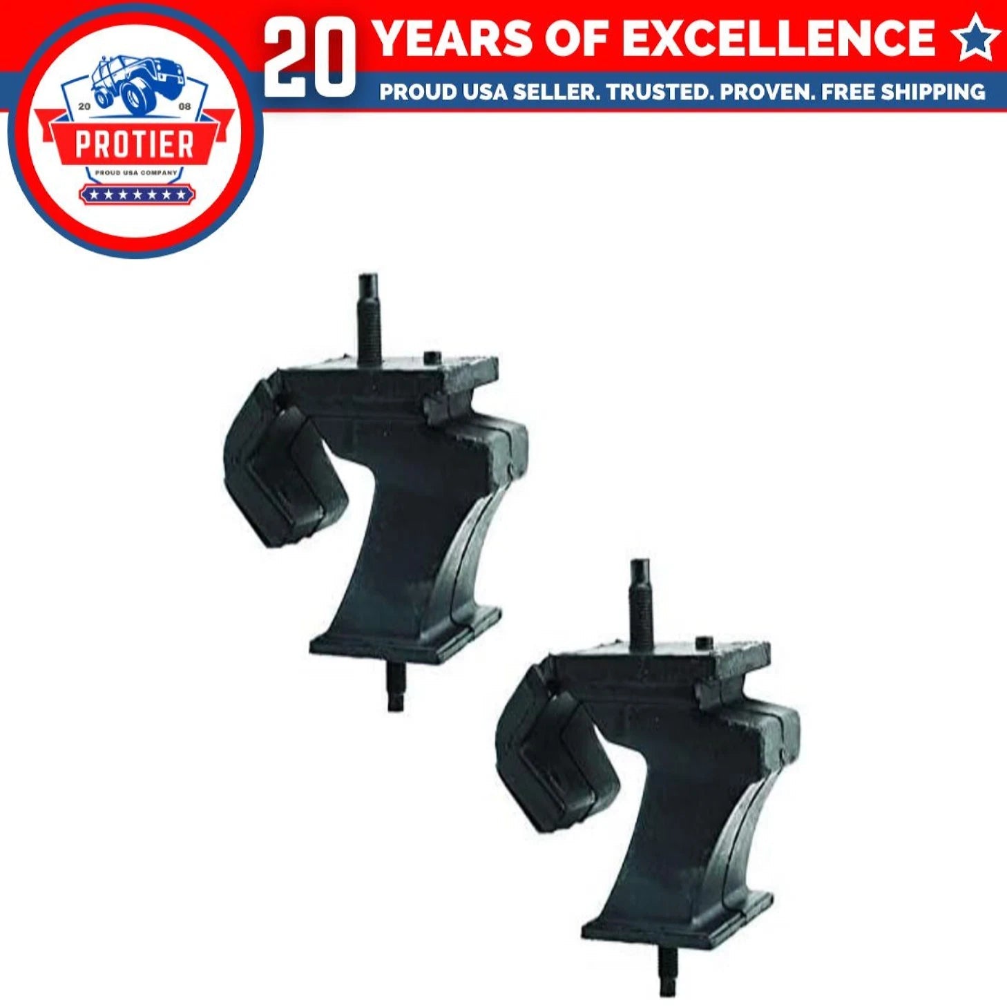 Front Left & Right Engine Motor Mount for 2005-2013 Nissan Frontier 2.5L 6B93BC-57
